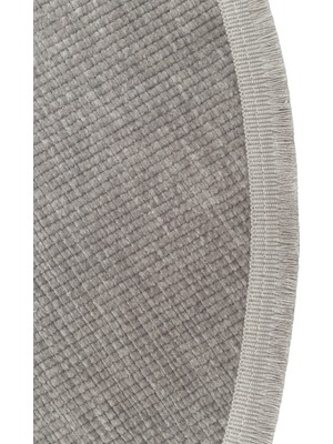 Akbel Halı Liza Lız 01 Gri Q - Düz Pamuk Dokulu Kilim Kaymaz Tabanlı, Yıkanabilir, Uzun Ömürlü Kilim