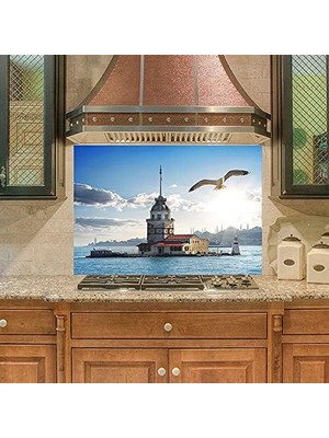 Ohbe Express Mutfak Duvar Tezgah Arası Ocak Arkası Kaplama Kız Kulesi Kuş