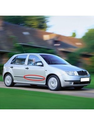 Ohbe Express Sağ Ön Kapı Bandı Çıtası 6Y0853516 Fabia 1 ile Uyumlu 2000-2008