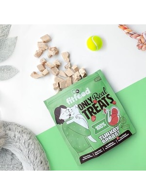 Ohbe Express Fitfeed Freeze-Dried Çiğ Hindi Göğüs Köpek Ödül Maması 40G