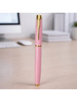 Genel Tedarik Premium Pembe Metal Roller Kalem