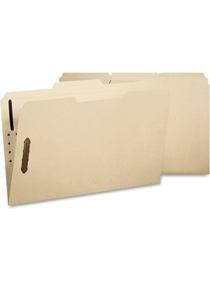Ohbe Express Kilit Dosya Klasör, 2 Vida, Güçlendirilmiş 1/3-Cut Tab, Size, Manila, Paket Başı 12 (11537)