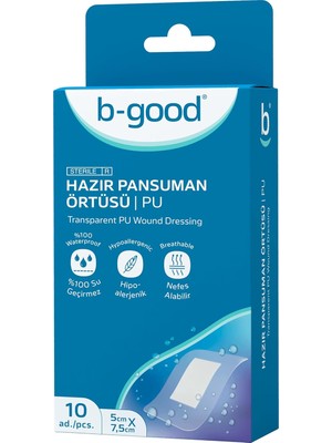 Ohbe Express B-Good-Hazır Pansuman Ortu 5 * 7,5 cm 10'lu