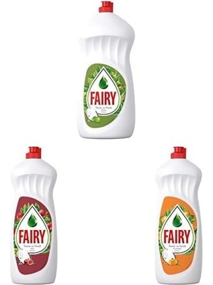 Ohbe Express Temiz & Ferah Sıvı Bulaşık Deterjanı 650 ml Elma Kokulu+Fairy Temiz & Ferah Sıvı Bulaşık Deterjanı 650 ml Nar Kokulu+Fairy Temiz & Ferah Sıvı Bulaşık Deterjanı 650 ml Portakal Kokulu