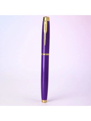 Genel Tedarik Premium Mor Metal Roller Kalem