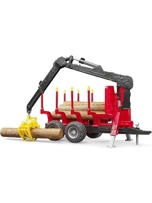 Ohbe Express Bruder Yükleme Vinçli Kütük Taşıyan Römork & Kütükler BR02252