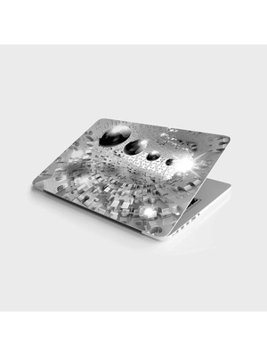 Ohbe Express Laptop Bilgisayar Notebook Pc Kaplama Etiketi 3D Balls
