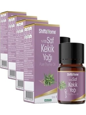Ohbe Express Shiffa Kekik Yağı 5 ml –%100 Saf Içilebilir Uçucu Yağ – Antiseptik, Doğal Bağışıklık Desteği ve Sindirimi Destekler – Soğuk Buhurdanlık ve Cilt Bakımına Uygun (4 Paketi)
