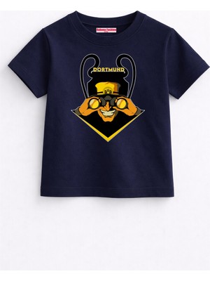 Rabona Fashion Dortmund Black Wall Çocuk T-Shirt