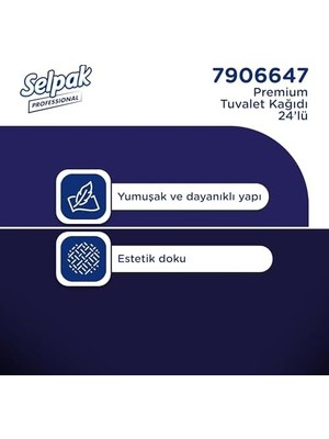Ohbe Express Selpak Professional Premium Tuvalet Kağıdı, 24 Rulo