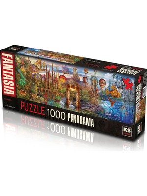 Ohbe Express Ks Games 1000 Parça Panoramik Puzzle Fantasticciro Marchetti