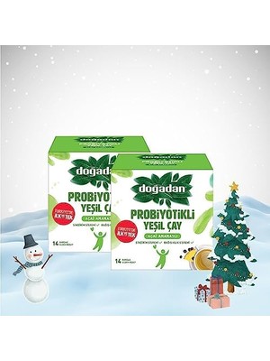 Ohbe Express Yılbaşı Paketi Probiyotikli Yeşil Çay Açai Ananaslı 14'lü x 2