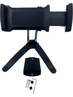 Genel Tedarik 360 Derece Dönebilen Mutfak Masaüstü Telefon Tablet Tutucu Ayarlanabilir Esnek Ayaklı Metal