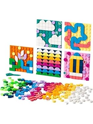 Ohbe Express Dots Yapıştırılabilir Kare Parçalar Paket 41957-6 Yaş ve Üzeri Çocukların Tasarımlarını Paylaşması Için Kişiselleştirilebilir Kanvas Yapım Seti (486 Parça)