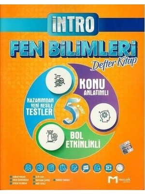 Ohbe Express Mozaik Yayınları 5. Sınıf Fen Bilimleri Intro Defter Kitap -