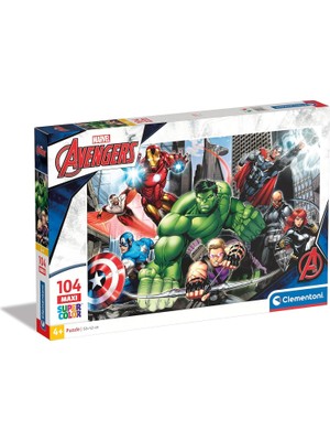 Ohbe Express - 104 Maxi Parça Puzzle - Avengers