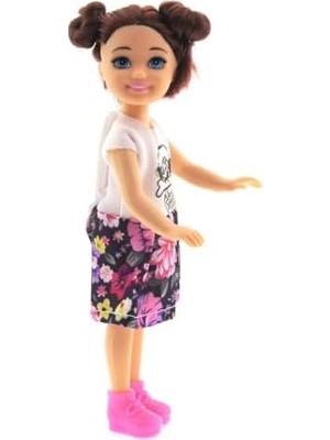Ohbe Express Baonier Çiçek Etekli 14 cm Sarışın Tekli Kız Bebek