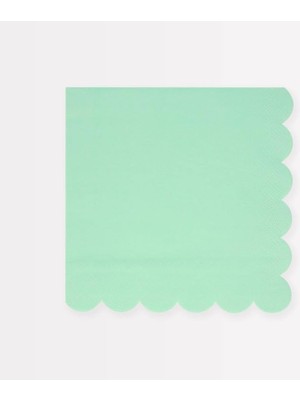 Ohbe Express - Sea Foam Green Large Napkins - Deniz Köpüğü Yeşili Peçeteler (L) (X16)