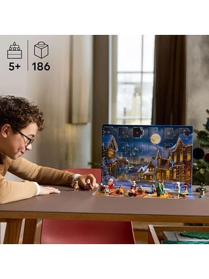Ohbe Express City 2025 Yılbaşı Takvimi 60475 – 5 Yaş ve Üzeri Erkek ve Kız Çocuklar Için Yılbaşına Geri Sayım Yapan, Günlük Sürpriz Oyuncaklarla Dolu Yaratıcı Oyuncak Yapım Seti ve Hediye Fikri (186 Parça)