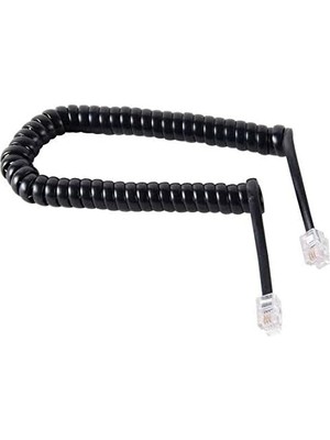 Ohbe Express Sl-Tel3 2mt Telefon Ahize Siyah Kablo