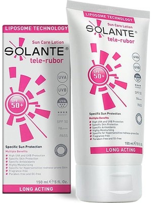 Ohbe Express Solante Tele-Rubor Güneş Losyonu 150 ml
