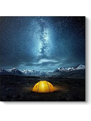 Ohbe Express Yıldızların Altında Kamp Tablosu 80 x 80