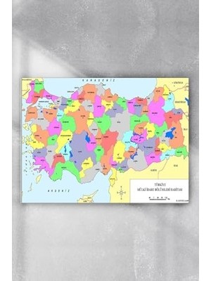 Ohbe Express (PSTER9114) Türkiye Haritası Eğitim Posteri
