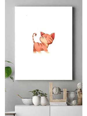 Ohbe Express (PSTER16543) Kedi Çocuk Odası Kanvas Tablo 3 21 x 30