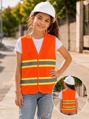 Teknik Çocuk Etkinlik Mühendis Yelek Seti