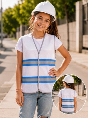 Teknik Çocuk Etkinlik Mühendis Yelek Seti