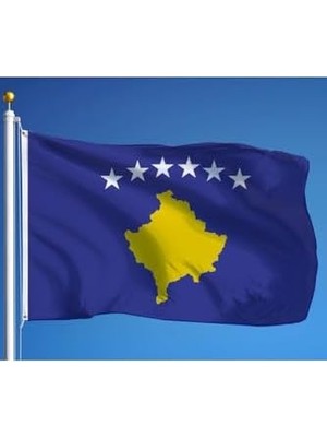 Ohbe Express Zc Bayrak Kosova Milli Gönder Bayrağı 100X150 cm Raşel Dijital Baskı