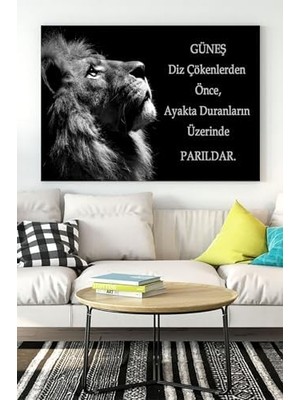 Ohbe Express (PSTER15001) Aslan Girişimcilik Kanvas Tablo 4 40 x 60