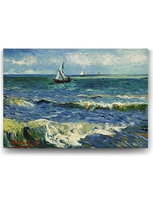 Ohbe Express Vincent Van Gogh - Saint Remy Deniz Tablosu - 75X50CM