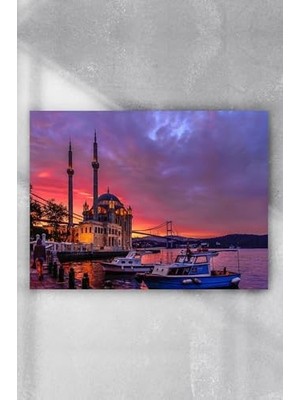 Ohbe Express (PSTER9106) Istanbul Boğazı Manzara Poster (80X115CM)