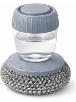 Ohbe Express Byta Deterjan Hazneli Bulaşık Yıkama Teli, Pembe, Silikon ve Termoplastik Elastomer, Antibakteriyel, Ergonomik Tutuş, 2 Adet
