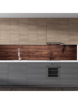 Ohbe Express Mutfak Tezgah Arası Folyo Kaplama Folyosu Ahşap Tahta Doku 60X400 cm