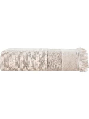 Ohbe Express Borla Bej Havlu 90X150