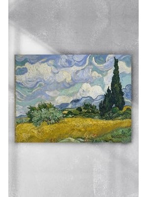 Ohbe Express (PSTER9244) - Cypresses Sanatsal Poster (40X60CM)