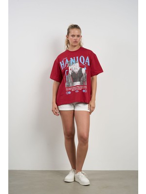 HANIQA Baskılı T-Shirt