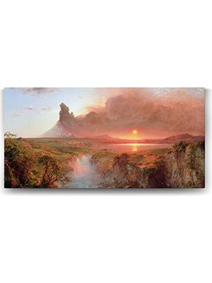 Ohbe Express Frederic Edwin Church - Cotopaxi Tablosu - 140X70CM