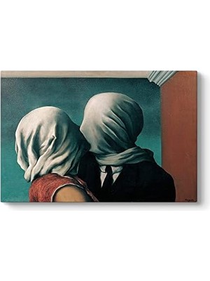 Ohbe Express Rene Magritte - The Lover Iı Tablosu 45 x 30