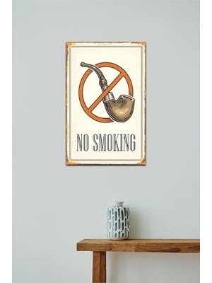 Ohbe Express Kuşe Kağıt Duvar Posteri No Smoking Retro DRTR0109
