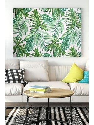 Ohbe Express (PSTER15662) Dekoratif Yaprak Sanatsal Kanvas Tablo 40 x 60