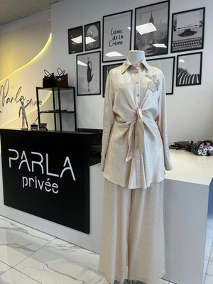 Parla Prive Belden Bağlamalı Takım