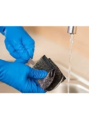 Ohbe Express Glitzi Power Pad Inox, Ekstra Kaliteli, Pas Tutmaz, Zorlu Lekeleri Söker, 2'li Paket