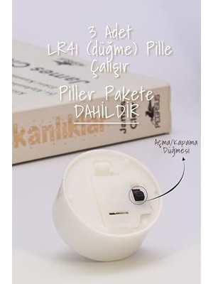 Ohbe Express 12 Adet LED Mum Tealight Mini Dumansız Pilli Alevli Dekoratif Yapay Mum Işıldak Beyaz 1036-2