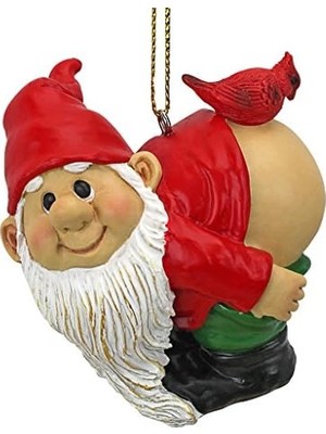 Ohbe Express Süsü - Bahçe Cüceler Figürin - Loonie Moonie Gnome - Yaramaz Cüceler - Mooning Gnomes Heykelleri