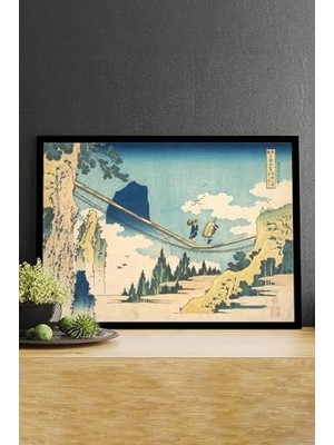 Ohbe Express (PSTER14774) The Suspension - Katsushika Hokusai Sanatsal Çerçeveli Tablo 50 x 70