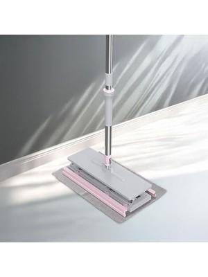 Ohbe Express One Click Mop Paleti 4xl Büyük Palet 32CM, 8 Adet Bez Hediyeli, Asansörlü Mekanizma Çok Pratik, Tembel El Değmeden Islak Havlu ve Bez Kullan At Otomatik, Kullan At Bezlerin Hepsine Uyumludur.