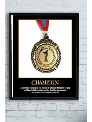 Ohbe Express (PSTER10470) Motivasyon Çerçeveli Tablo (40X50CM)